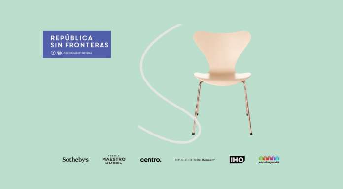 Subasta de las Sillas Serie 7™ Intervenidas por Artistas Mexicanos Invita República Sin Fronteras a la Subasta de las Sillas Serie 7™ Intervenidas por Artistas Mexicanos : Cartel © IHO Espacios