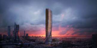 Wasl Tower Dubai designed by UNStudio and Werner Sobek : CGI visualisation © Plompmozes